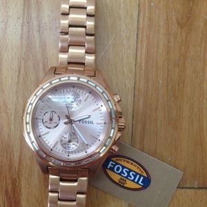 Brand New Fossil Rose Gold Watch